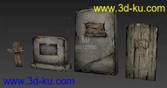 3D打印模型无主之地2场景物件等的图片