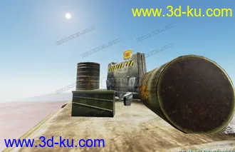 3D打印模型免费max军事次世代小场景参上!!!!的图片