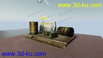 3D打印模型免费max军事次世代小场景参上!!!!的图片