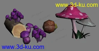 3D打印模型蘑菇的图片