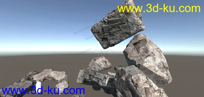 超写实 石头岩石模型的图片3