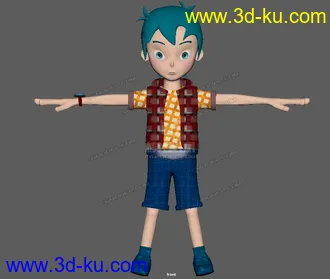 3D打印模型男孩的图片