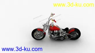3D打印模型哈雷摩托车的图片