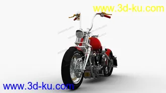 3D打印模型哈雷摩托车的图片