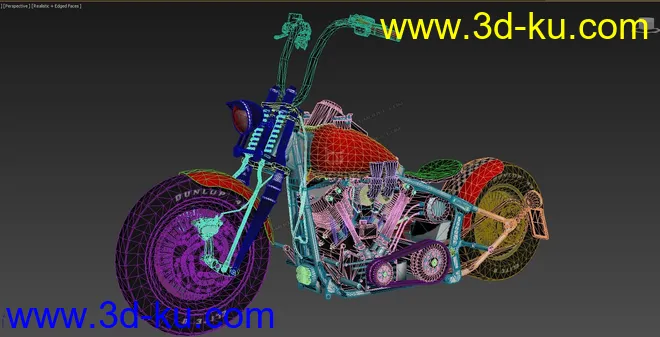 哈雷摩托车模型的图片4