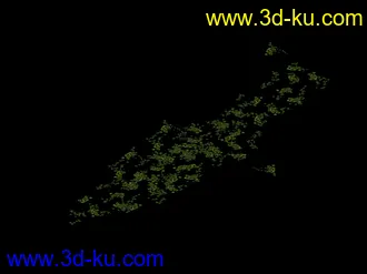 3D打印模型水面植物 浮萍，荷花池浮萍的图片