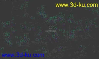 3D打印模型水面植物 浮萍，荷花池浮萍的图片