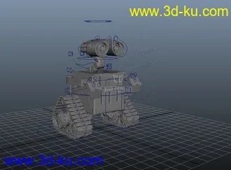 3D打印模型瓦力机器人，喜欢可以拿走的图片