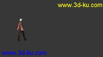 3D打印模型剑灵男角色带绑定带动作的图片