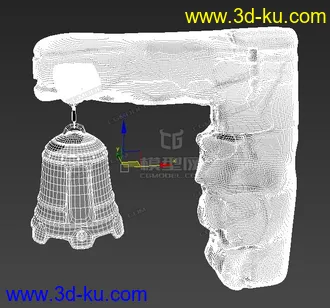 3D打印模型钟 石头的图片