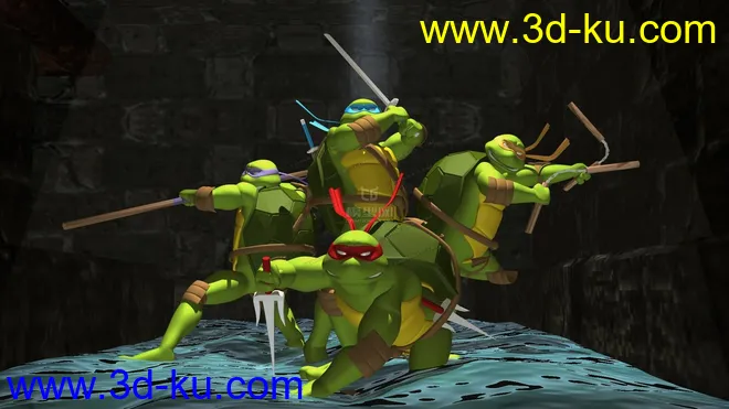 忍者神龟模型的图片1
