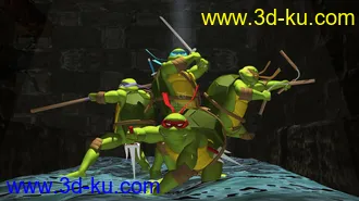 3D打印模型忍者神龟的图片