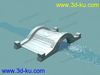 3D打印模型石桥的图片