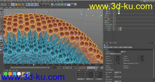 细胞-分子-c4d文件模型的图片2