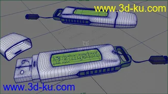 3D打印模型maya写实U盘渲染的图片