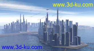 3D打印模型future city的图片