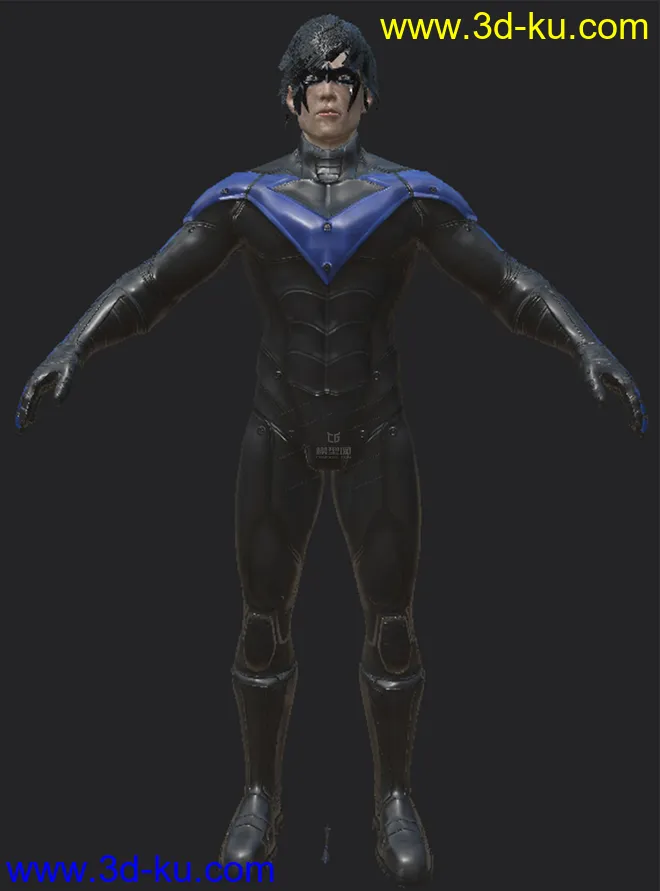 nightwing带贴图带绑骨模型的图片1