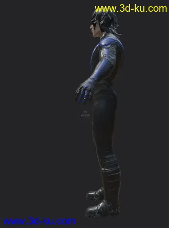 3D打印模型nightwing带贴图带绑骨的图片