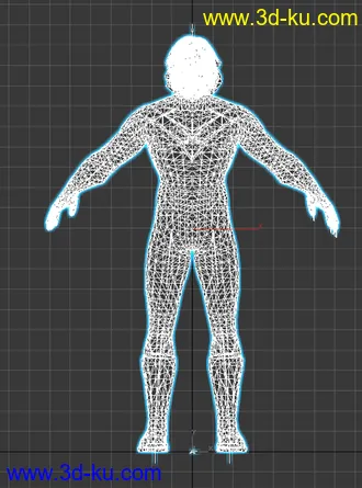 3D打印模型nightwing带贴图带绑骨的图片