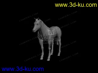 3D打印模型一匹马的图片