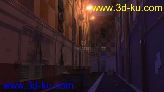 3D打印模型街道渲染的图片
