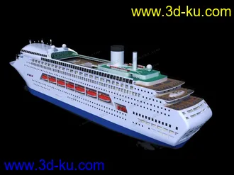 3D打印模型影视级豪华邮轮 高模的图片