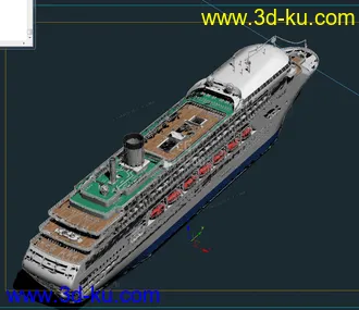 3D打印模型影视级豪华邮轮 高模的图片