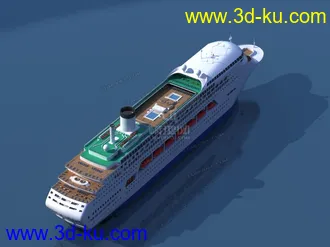 3D打印模型影视级豪华邮轮 高模的图片