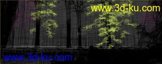 3D打印模型森林-热带雨林-原始森林-热带植物的图片