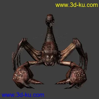 3D打印模型写实蝎子，爬虫的图片