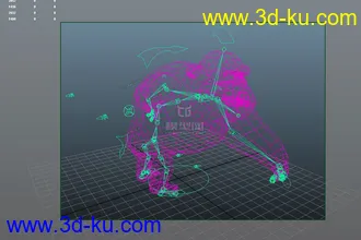 3D打印模型卡通大猩猩 Q版大猩猩的图片