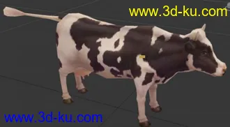 3D打印模型奶牛奉献给大家！不客气的图片
