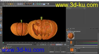 3D打印模型南瓜-万圣节的图片