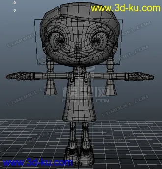 3D打印模型简模，无贴图，适合绑定的图片