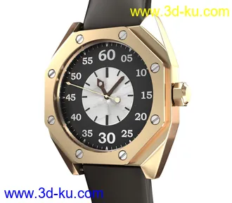 3D打印模型一款金表的图片