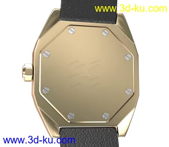 3D打印模型一款金表的图片