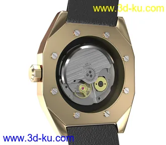 3D打印模型一款金表的图片