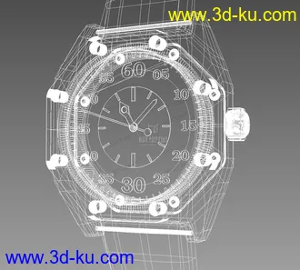 3D打印模型一款金表的图片