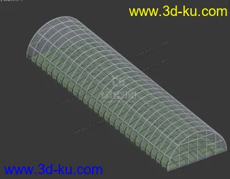 3D打印模型蔬菜大棚的图片