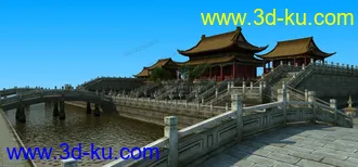 3D打印模型素材共享 CG 古建 简模的图片