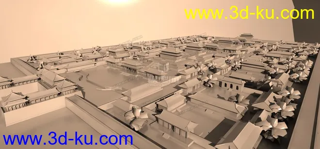 CG 古建 紫禁城 午门模型的图片5