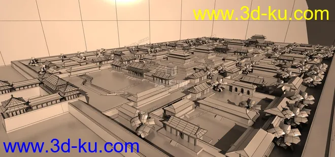 CG 古建 紫禁城 午门模型的图片6