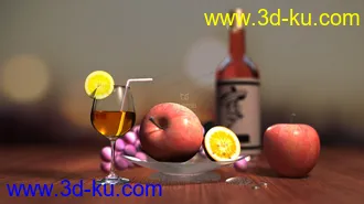 3D打印模型一个小桌面场景的图片