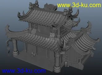 3D打印模型客栈的图片