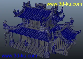 3D打印模型客栈的图片