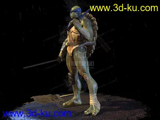 3D打印模型免费 忍者神龟的图片