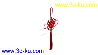 3D打印模型中国结的图片