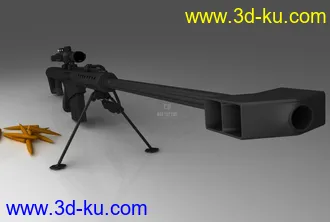 3D打印模型布线练习巴雷特M821A的图片