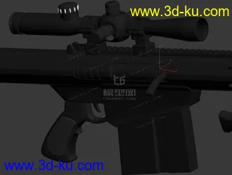 3D打印模型布线练习巴雷特M821A的图片