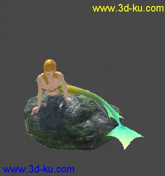 3D打印模型影视级美人鱼的图片